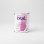 Nutricia Duocal Super Soluble 400 g can on a neutral studio surface
