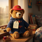 Eden Toys Paddington Bear plush 9 inch blue duffle coat red hat PB embroidery child bedroom windowsill soft sunlight original luggage tag nostalgic toy - More4less Outlet