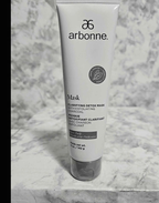 Real product photo of Arbonne Clarifying Detox Mask with Exfoliating Charcoal 5 oz tube