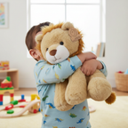 Child hugging Animal Adventure Lion Plush in bright cheerful playroom - More4less Outlet