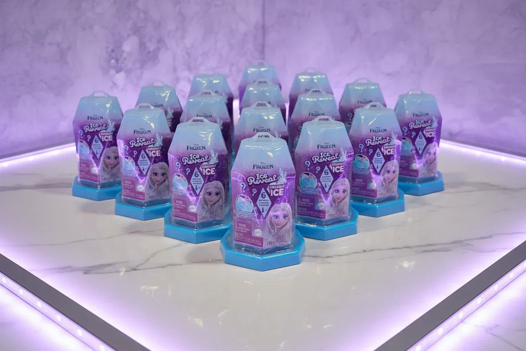 Disney Frozen Ice Reveal Squishy Ice toy displayed as gift on clean white surface