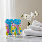 Gillette Venus Tropical Disposable Razors 2 Pack Bundle - Marble Vanity Lifestyle