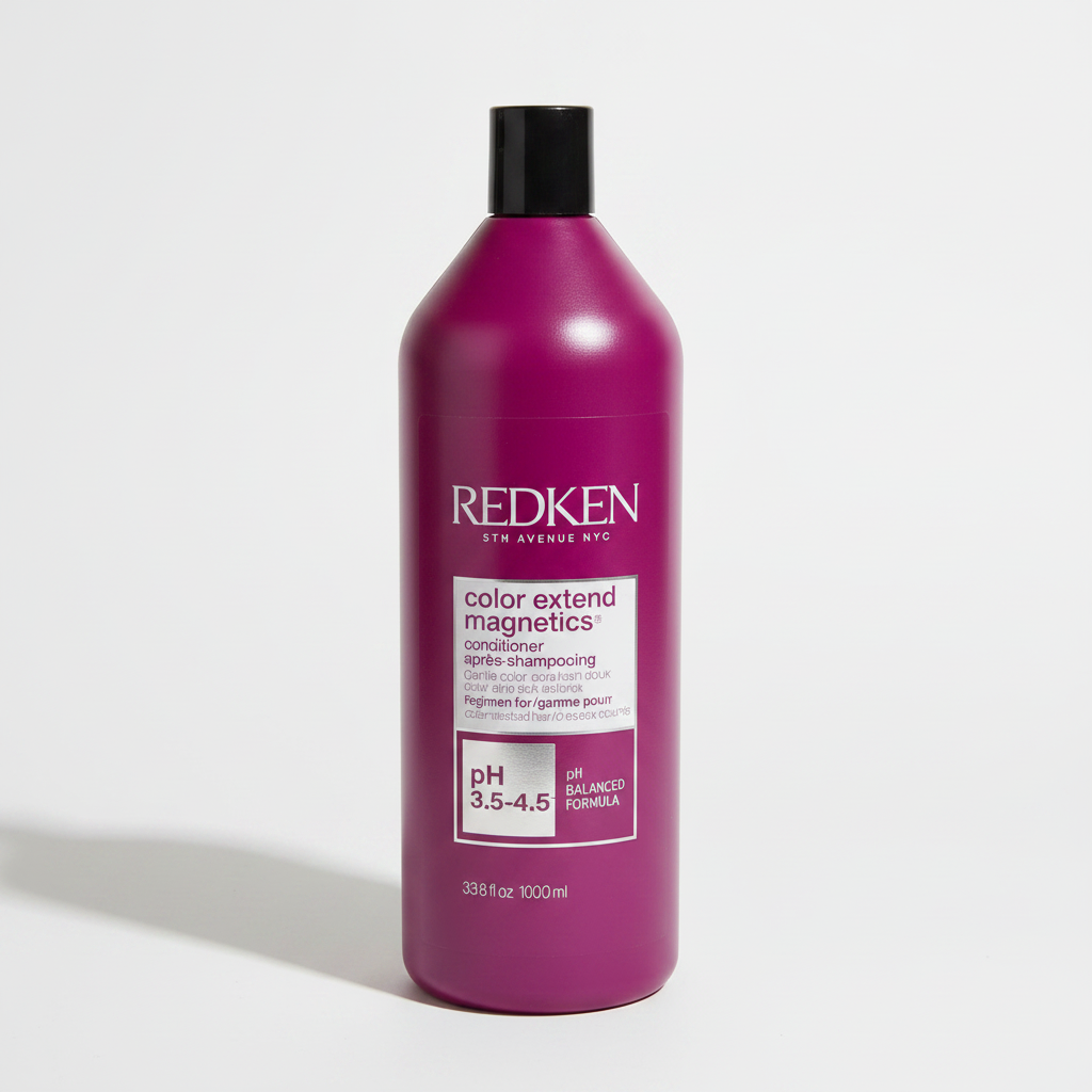 Redken Color Extend Magnetics Conditioner 33.8 fl oz / 1 L bottle on a clean light background