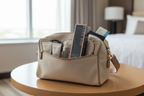 Mary Kay Reviving Facial Spray box in professional travel bag with skincare essentials