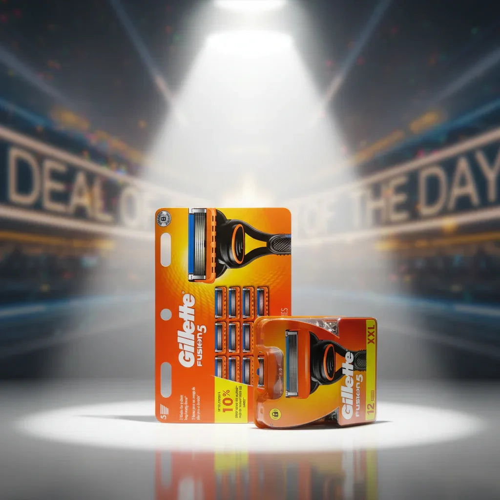 Gillette Fusion5 12ct XXL Razor Refills Deal of the Day spotlight
