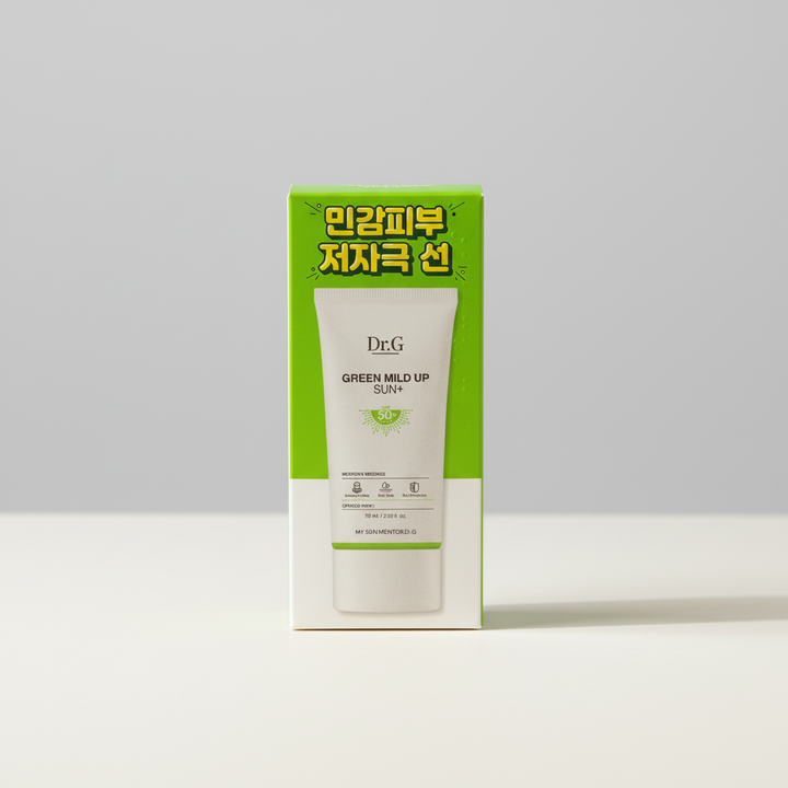 Dr.G Green Mild Up Sun+ SPF50+ PA++++ 70 mL – Exp 12/2026