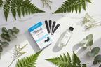 Bioré pore strips with witch hazel botanicals flat lay lifestyle photo
