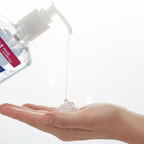 Purell Advanced refreshing gel dispensed on palm moisturizing hand sanitizer application — More4less Outlet