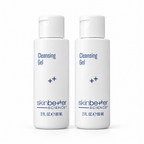 Two skinbetter science Cleansing Gel bottles, 2 fl oz each, studio product shot