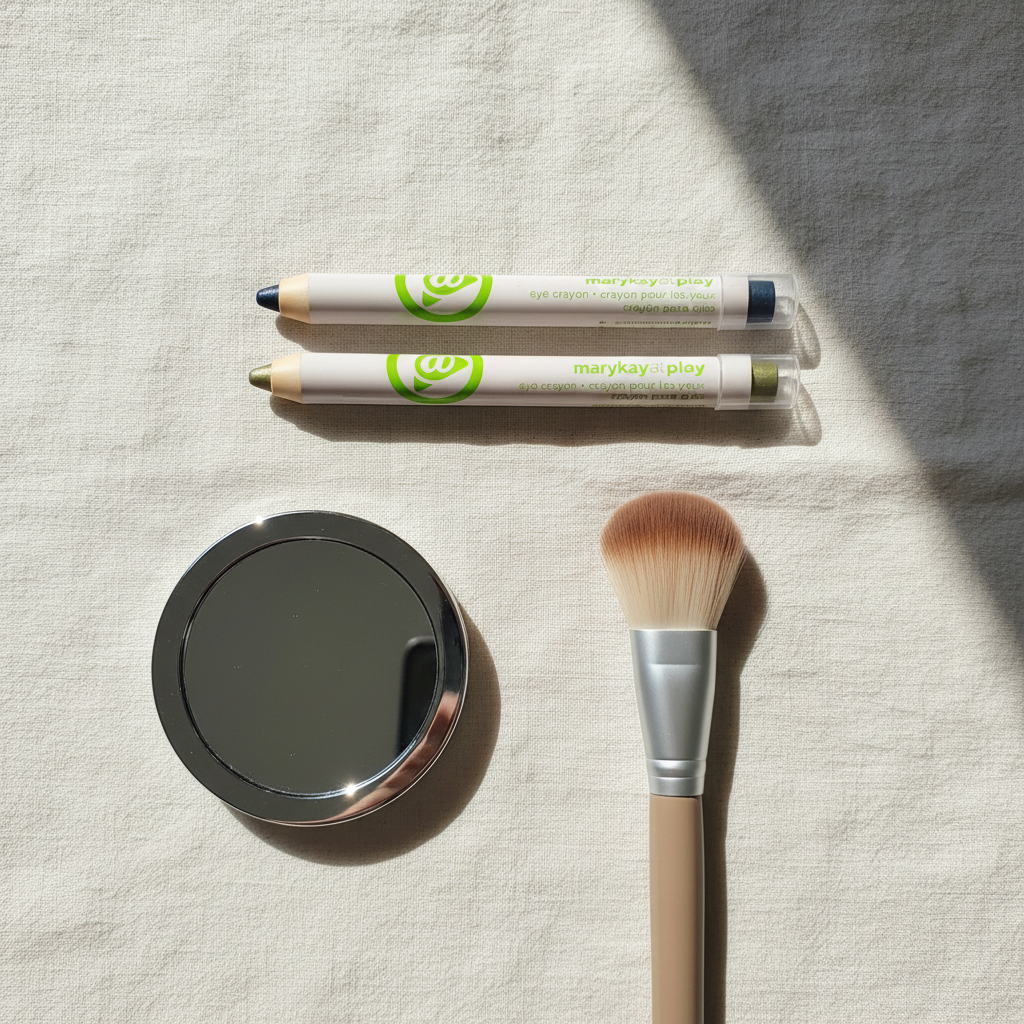 In the Navy and Green Tea flat lay