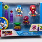 AI-generated close detail view of the boxed Sonic Oil Ocean Quest diorama set contents through the retail window.