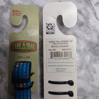 Lake & Trail small reflective dark blue braided dog collar UPC label and size 10 to 15 inches