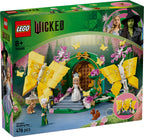 Front box image of LEGO Wicked Glinda’s Wedding Day set 75688 showing 476 pieces and ages 8+.