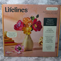 Lifelines FlowCrafts Paper Flower Bouquet kit new in box real product photo