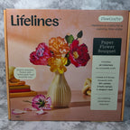 Lifelines FlowCrafts Paper Flower Bouquet kit new in box real product photo