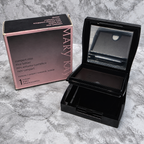Mary Kay Compact Mini 040752 open and empty beside its original box