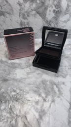 Original photograph: Mary Kay Compact Mini 040752 open and empty beside its original box