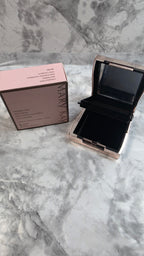 Original photo of the Mary Kay Compact Mini 091463 opened to show its mirror and empty compartments