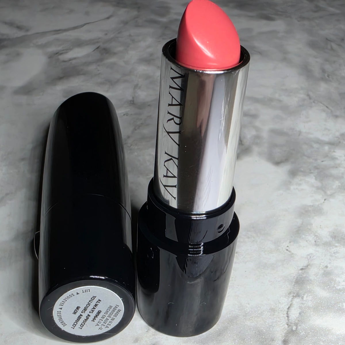 Actual Mary Kay Gel Semi-Matte Lipstick Always Apricot inventory