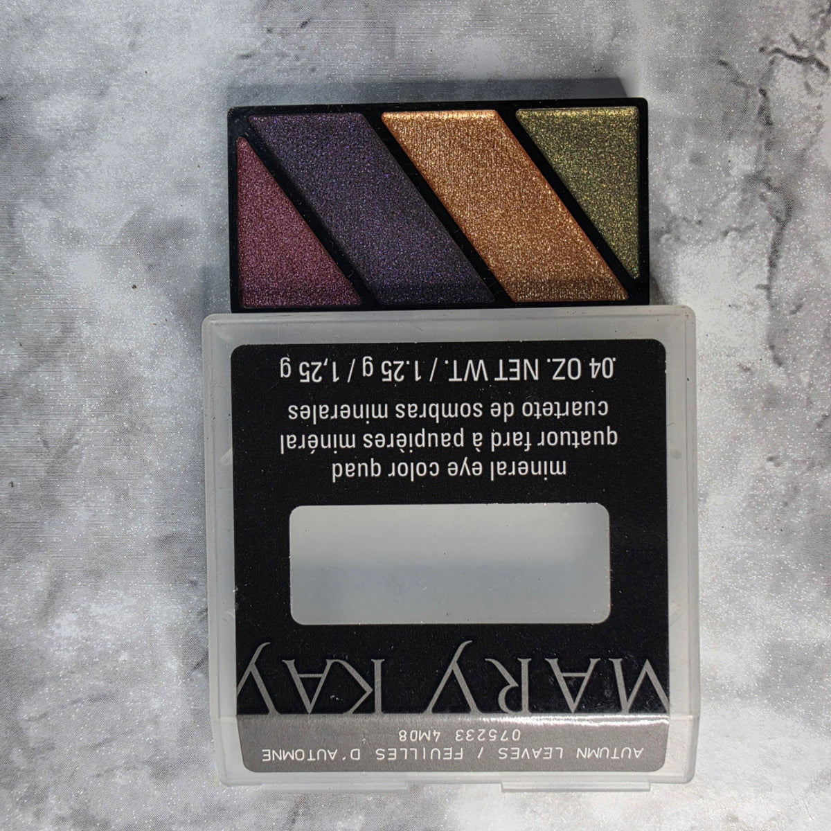 Mary Kay Mineral Eye Color Quad Autumn Leaves 075233 - authentic open product photo