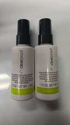 Actual pair of Mary Kay Clear Proof Pore-Purifying Serum bottles, 1.75 oz / 50 g each, new without boxes