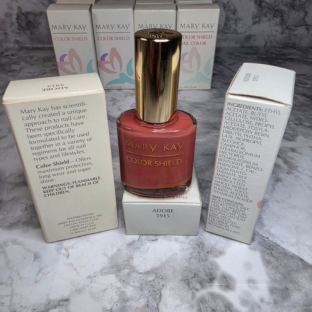 Mary Kay Color Shield Adobe 5915 nail color with original box – actual More4less Outlet inventory