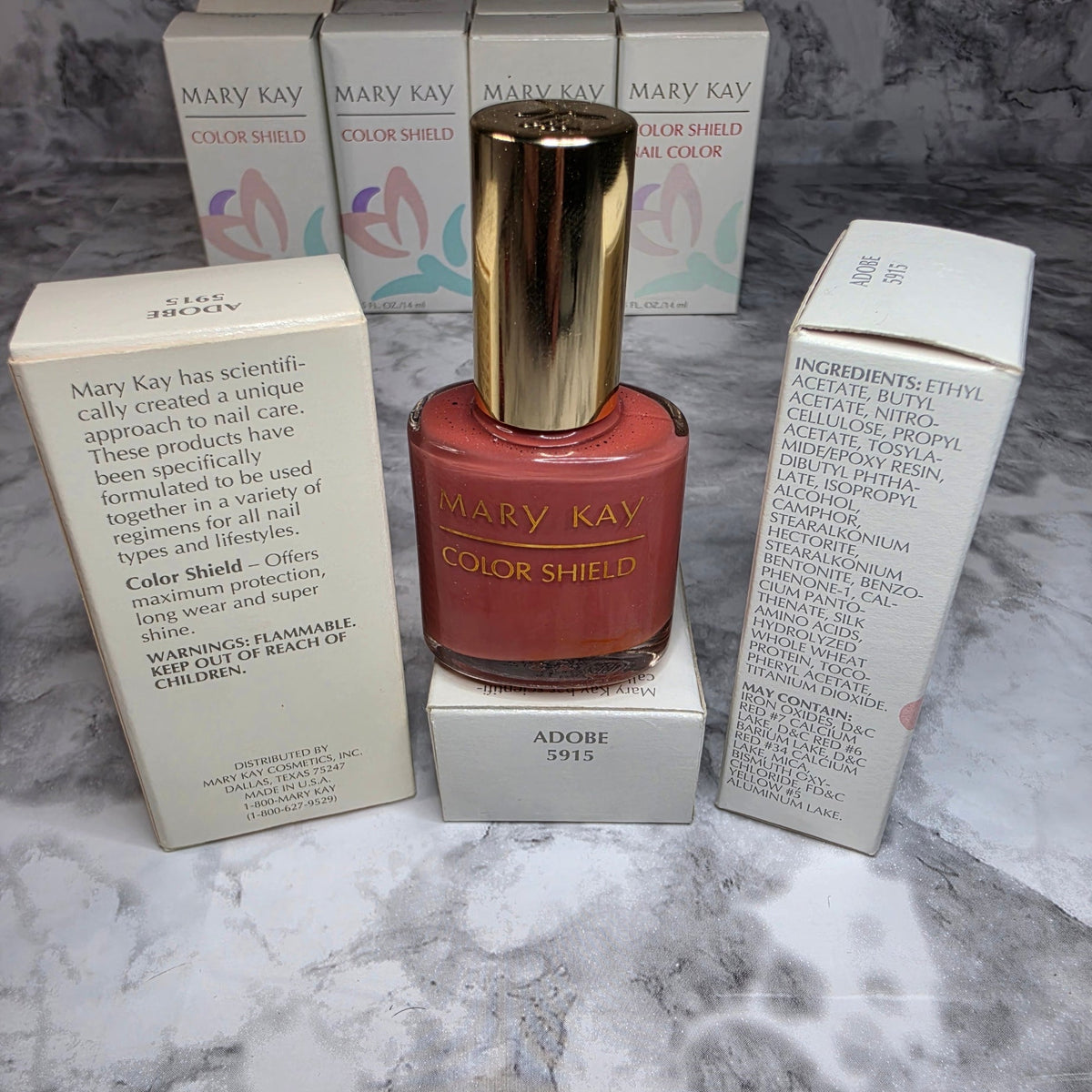 Mary Kay Color Shield Adobe 5915 nail color with original box – actual More4less Outlet inventory