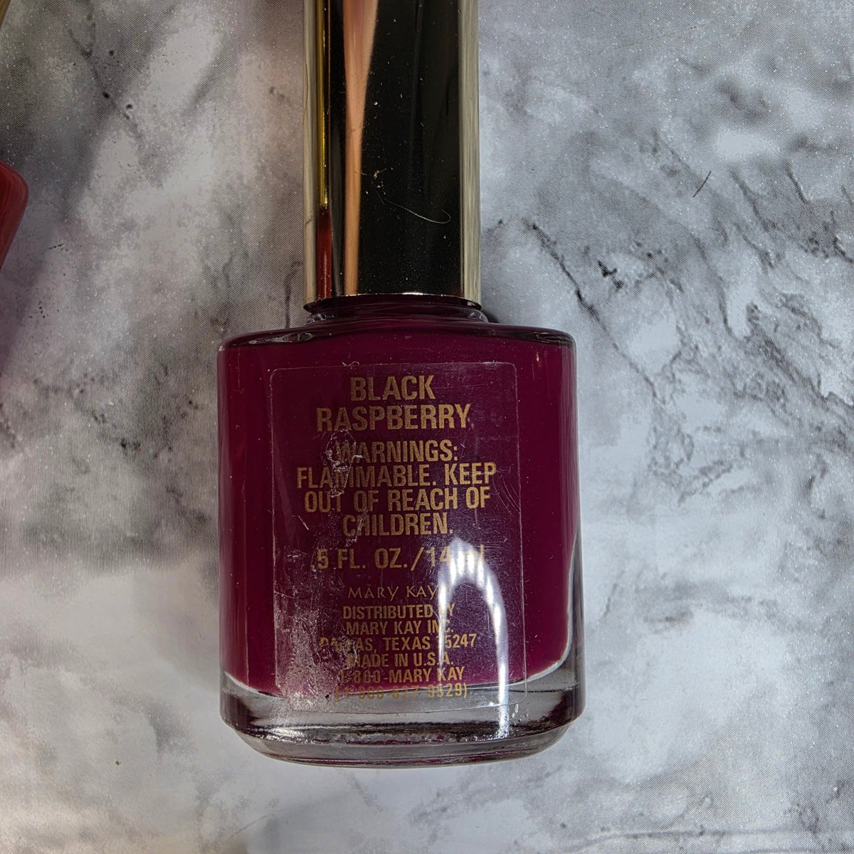 Mary Kay Color Shield Black Raspberry nail color bottle only – actual More4less Outlet inventory