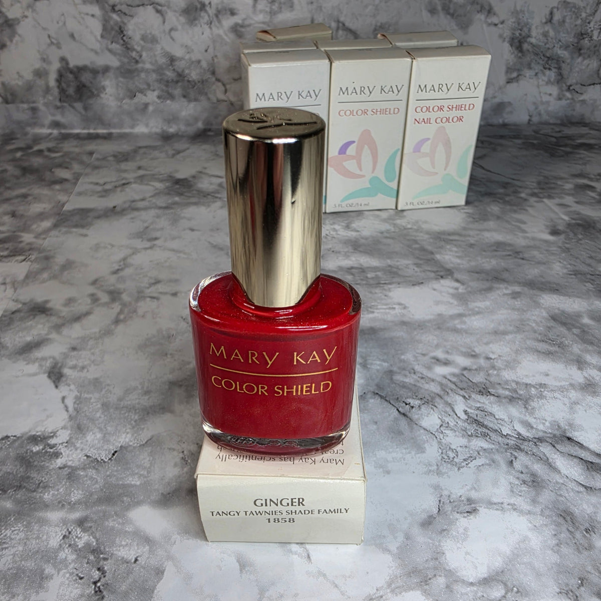 Mary Kay Color Shield Ginger 1858 nail color with original box – actual More4less Outlet inventory