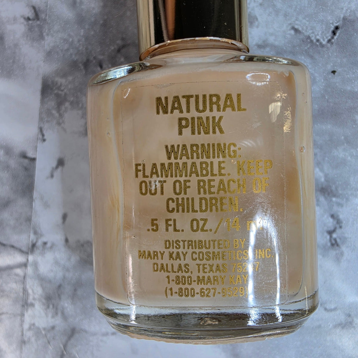 Mary Kay Color Shield Natural Pink nail color bottle only – actual More4less Outlet inventory