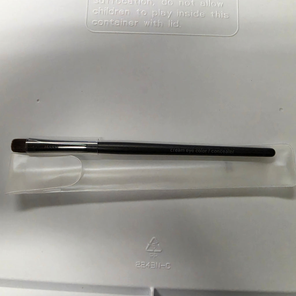 Actual Mary Kay Cream Eye Color and Concealer Brush in its protective sleeve