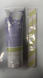 Actual Mary Kay Into the Garden Foot Scrub 3 oz tube and included free Mary Kay nail file