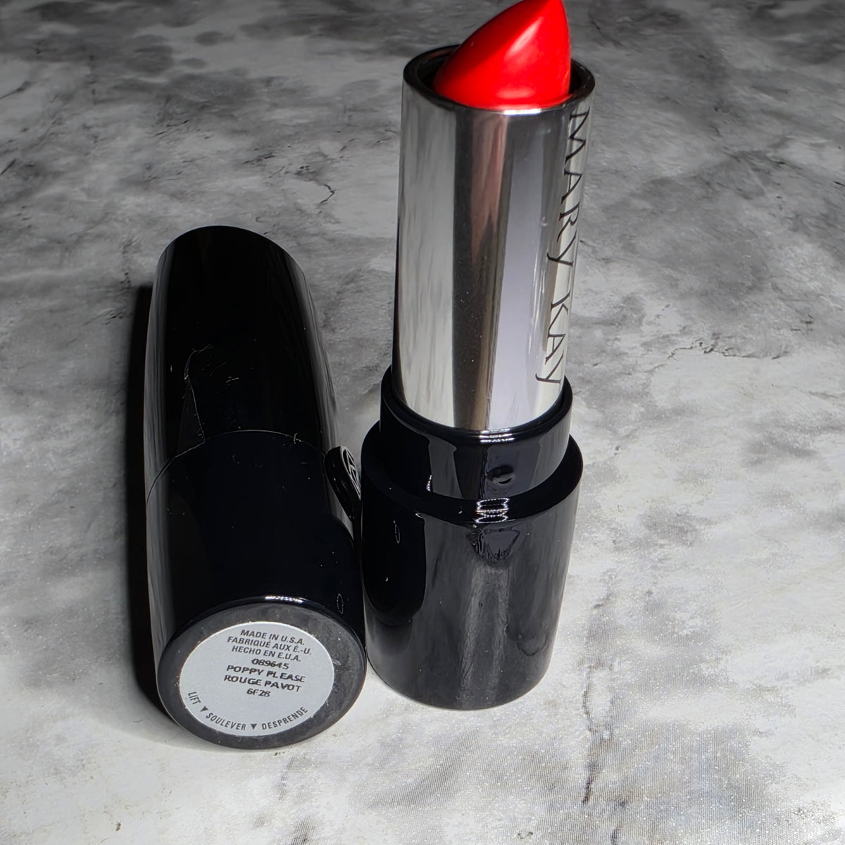 Actual Mary Kay Gel Semi-Matte Lipstick Poppy Please inventory