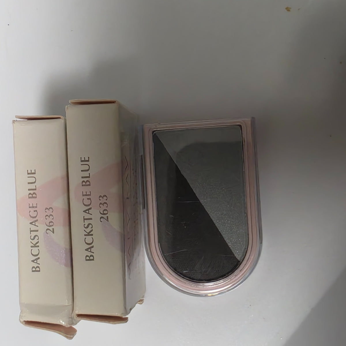 Mary Kay Second Look Backstage Blue two-color refill with its original carton