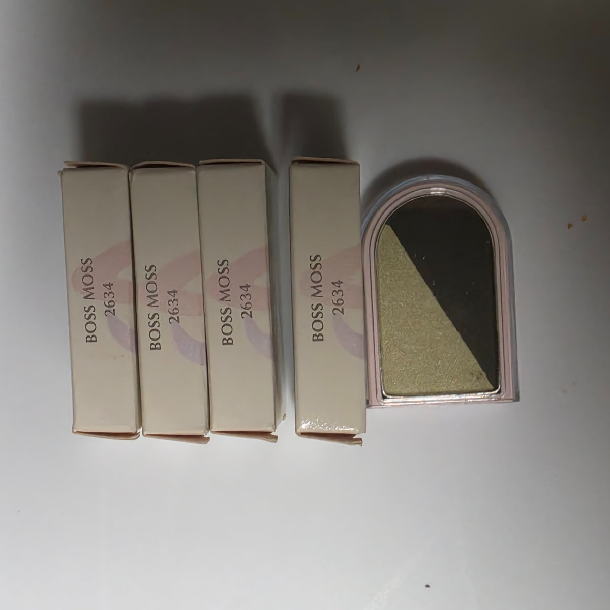 Mary Kay Second Look Boss Moss two-color refills and original cartons