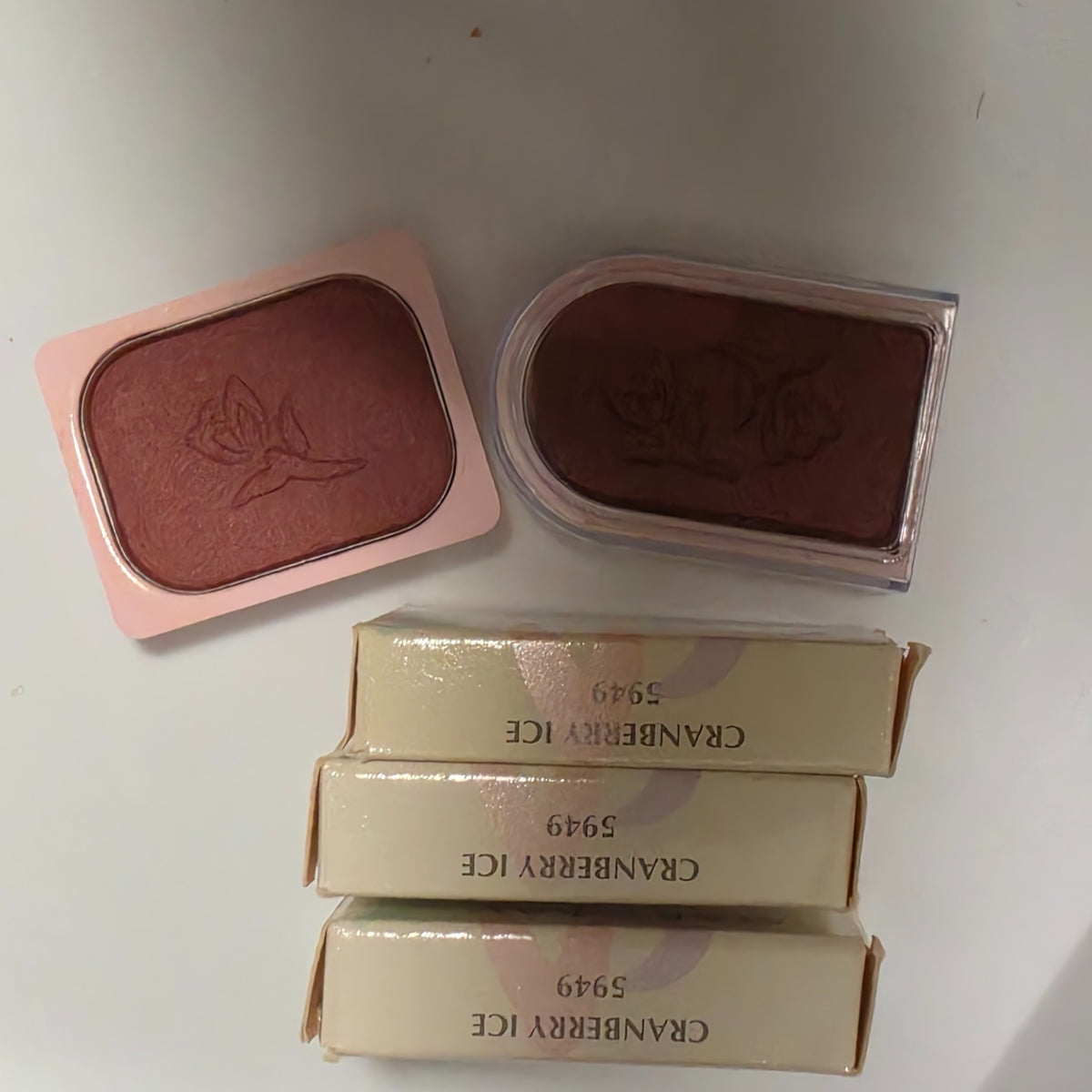 Mary Kay Powder Perfect Eye Color Cranberry Ice 5949 refill pan