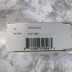 Actual Mederma Scar Cream plus SPF 30 carton end showing February 2027 expiration and UPC