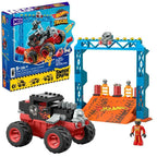 MEGA Hot Wheels Bone Shaker Crush Course with truck, ramp, driver and original packaging