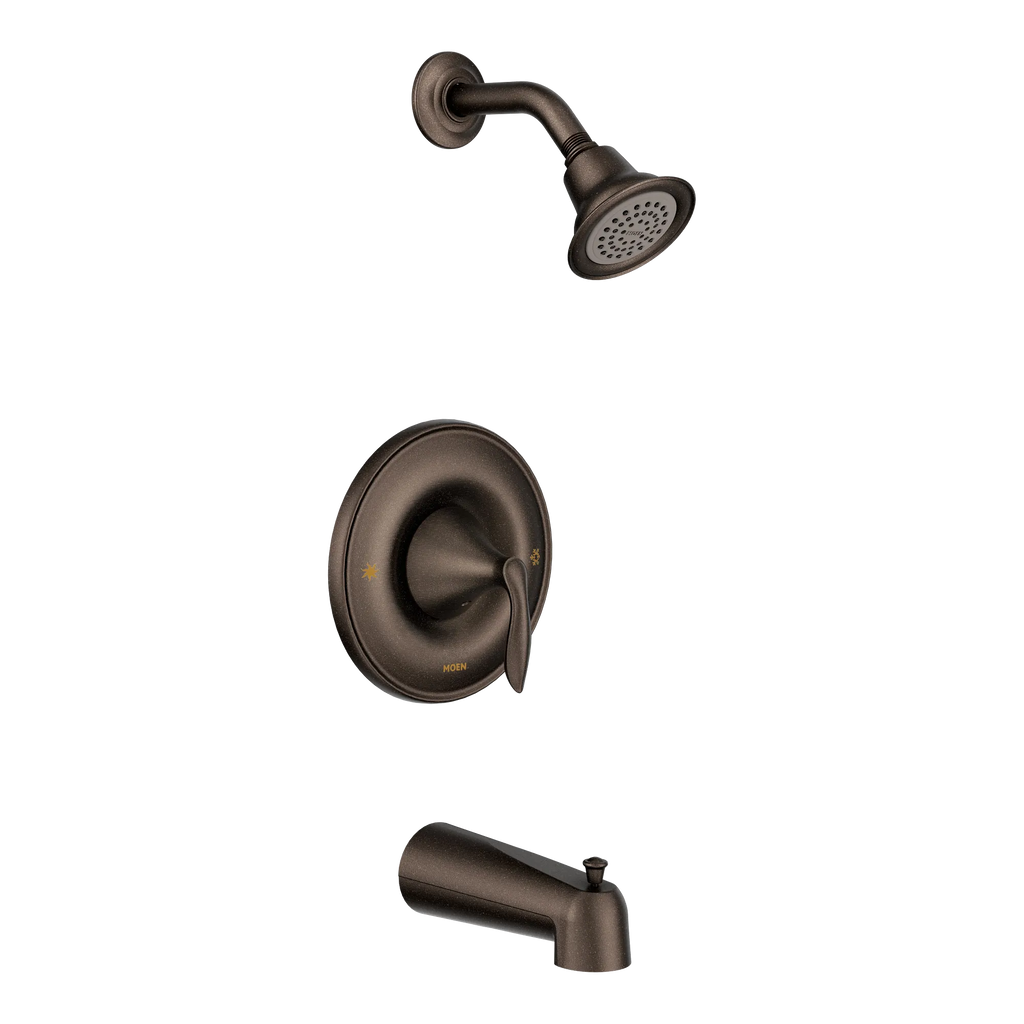 Moen Eva T2133ORB oil-rubbed bronze tub and shower trim kit; valve sold separately