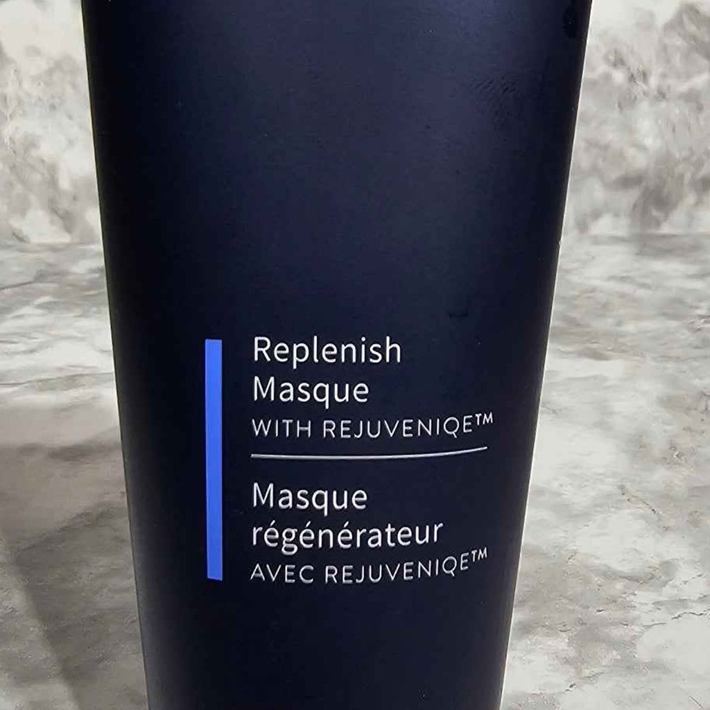 Actual photo detail of MONAT Replenish Masque front label 2 fl oz