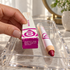 Choosing an individually boxed Mary Kay At Play lip crayon by shade