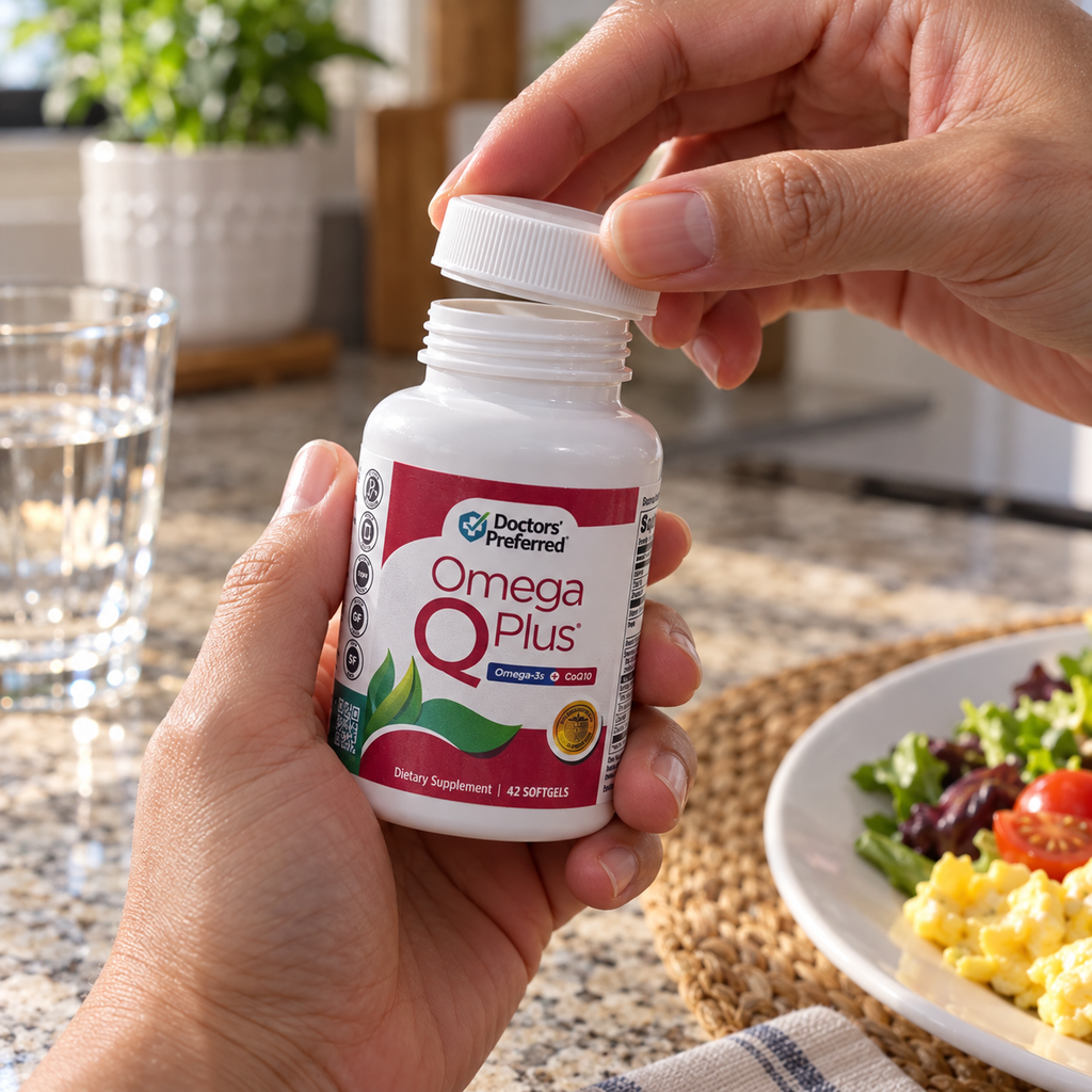 Opening the cap on Doctors’ Preferred Omega Q Plus
