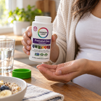 Preparing the Rainbow Light Prenatal One bottle for daily use