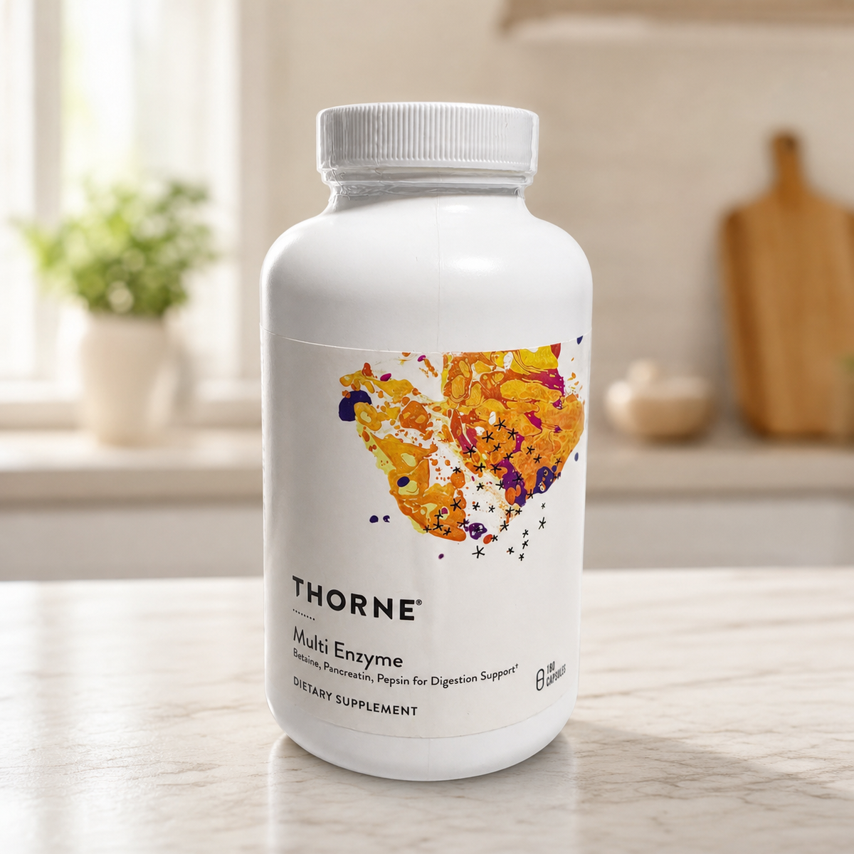 Thorne Multi Enzyme 180 Capsules styled product image