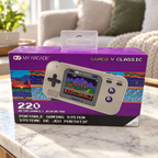My Arcade Gamer V Classic retail box in a living room setting