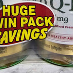 Actual photo detail of Nature's Bounty CoQ-10 twin pack 80 softgels information