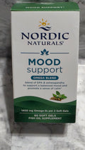 Nordic Naturals Mood Support Omega Blend 60 soft gels, front of the actual box