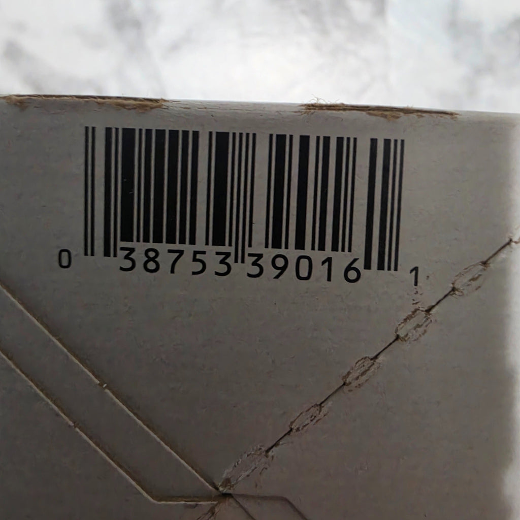 Original photograph of actual Oatey 39016 box, UPC 038753390161 and packaging wear