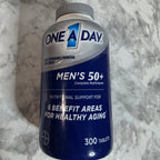 Actual One A Day Men's 50+ Complete Multivitamin 300-tablet bottle