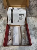 Pfister Verve brushed-gold lever handle kit in its opened original box with installation guide and packed components